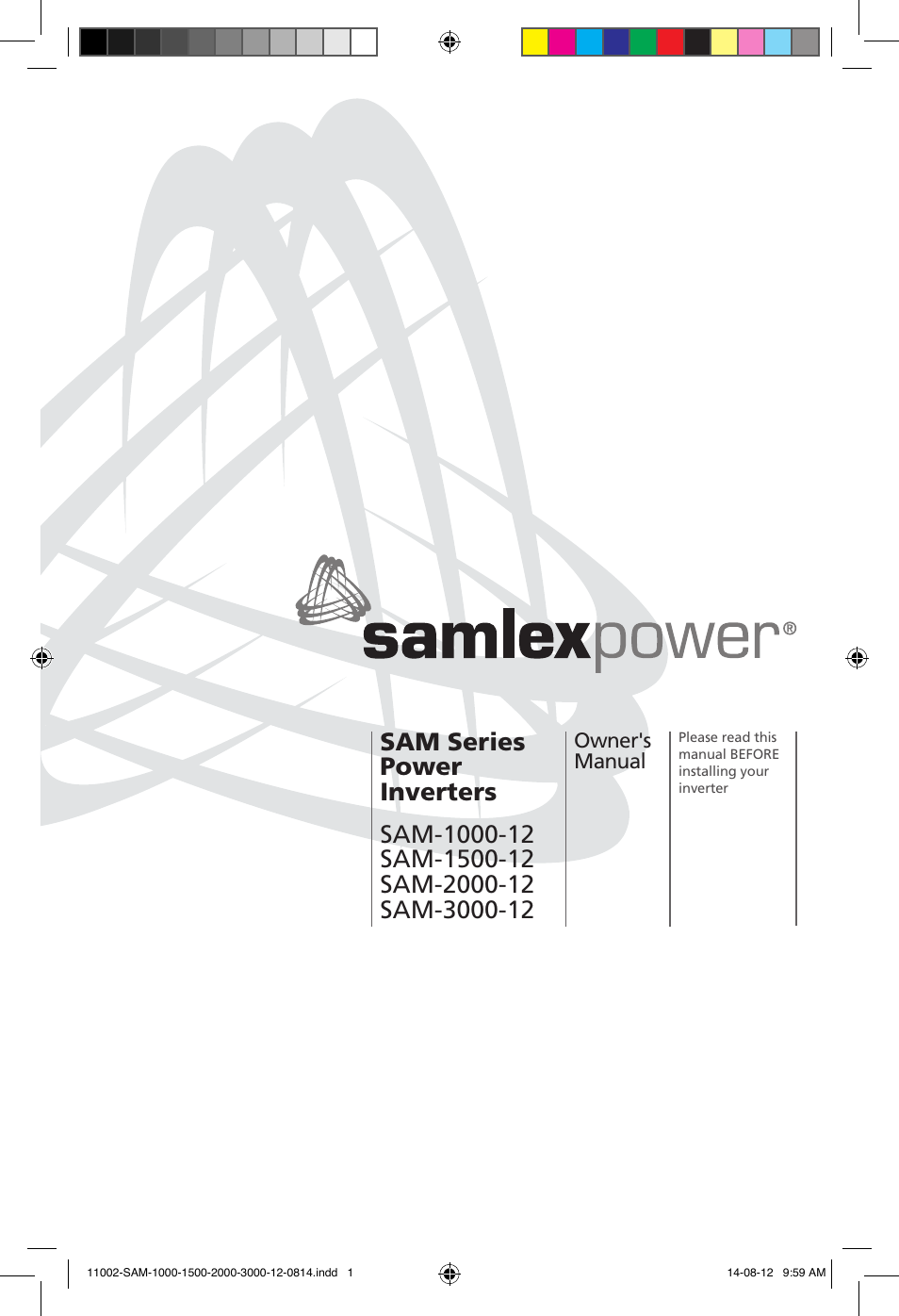 Samlex America SAM-3000-12 User Manual | 32 pages