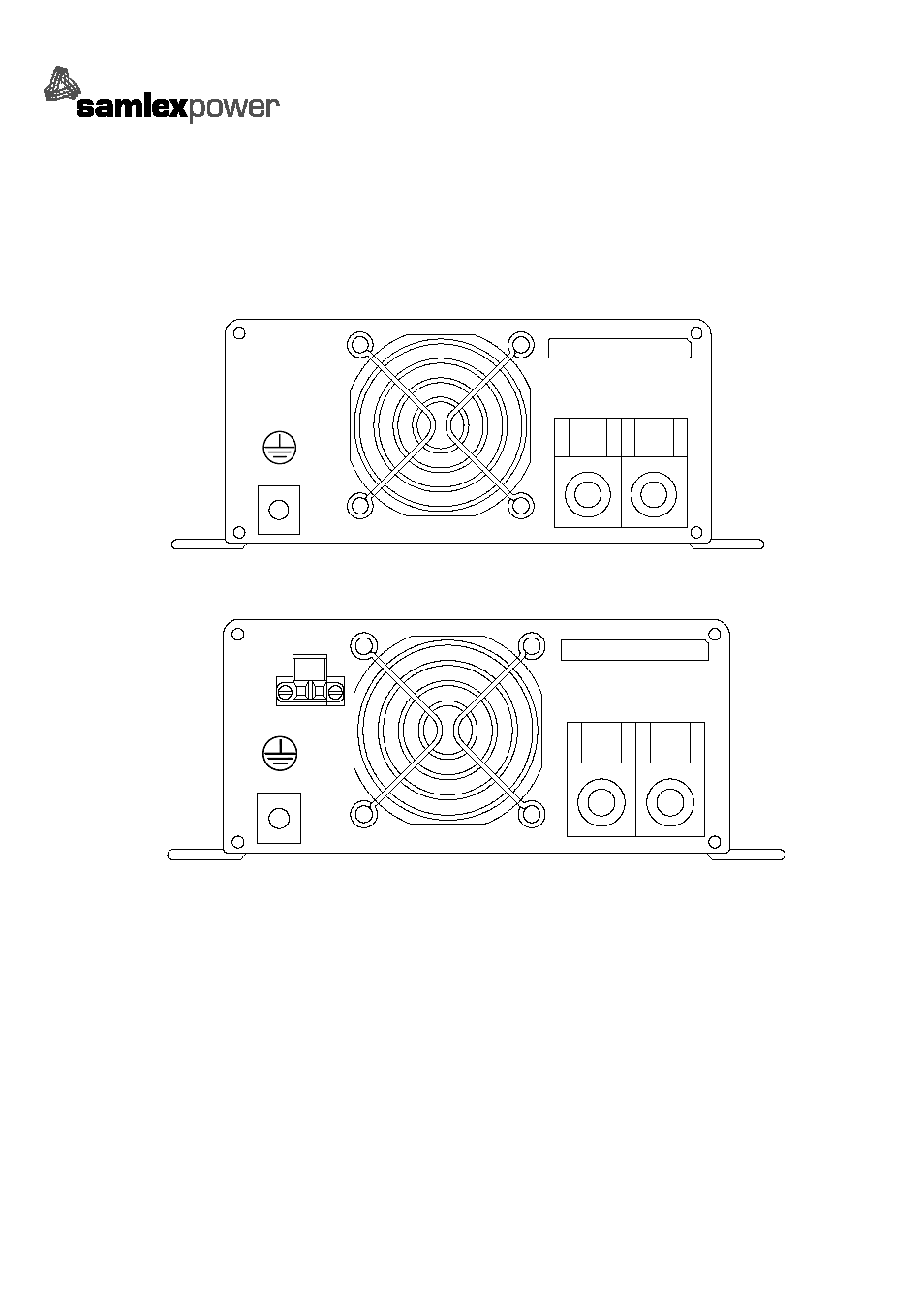 2. rear panel operation | Samlex America SA-600R User Manual | Page 9 / 20