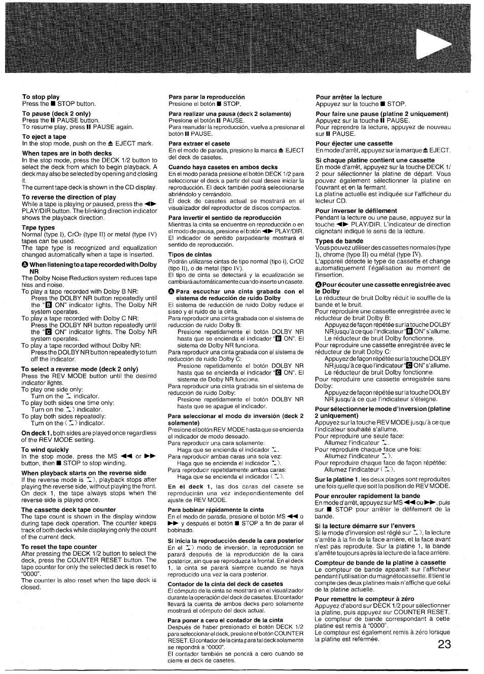 Aiwa RX-N939U User Manual | Page 23 / 80