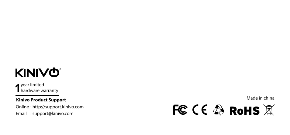 Kinivo BTX270 Wireless Bluetooth Speaker User Manual | Page 20 / 20