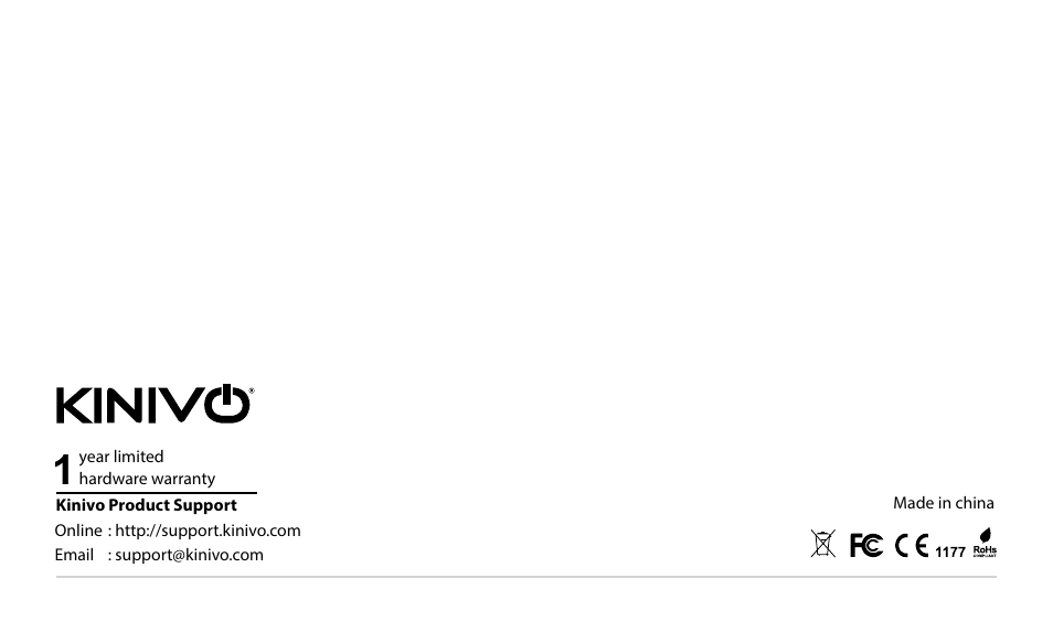 Kinivo BTX350 Wireless Bluetooth Speaker User Manual | Page 18 / 18