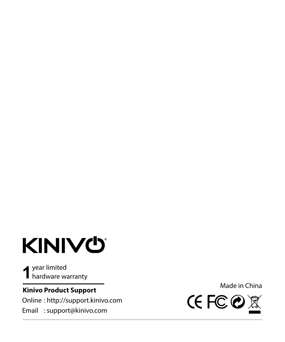 Kinivo M2 Bluetooth 2.1 Speaker system with NFC pairing User Manual | Page 20 / 20