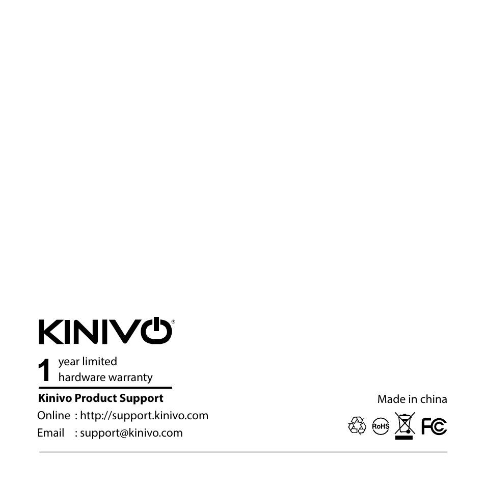 Kinivo BTC450 Bluetooth Hands-Free Car Kit for Cars with Aux Input Jack EN User Manual | Page 14 / 14