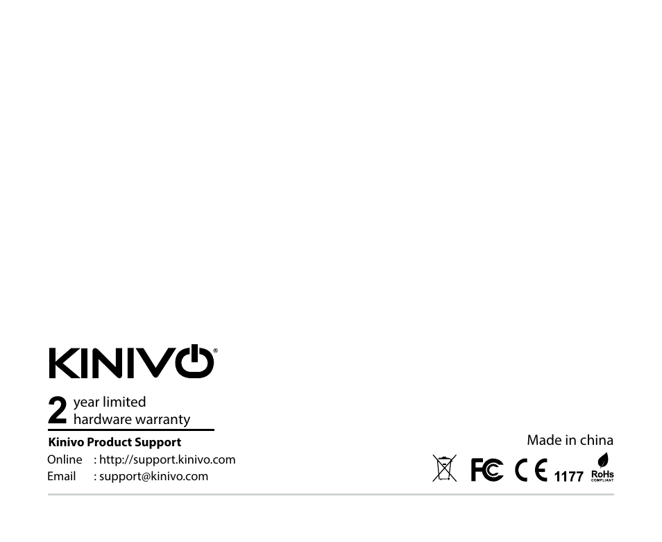 Kinivo BTD-400 Bluetooth 4.0 USB adapter EN User Manual | Page 8 / 8