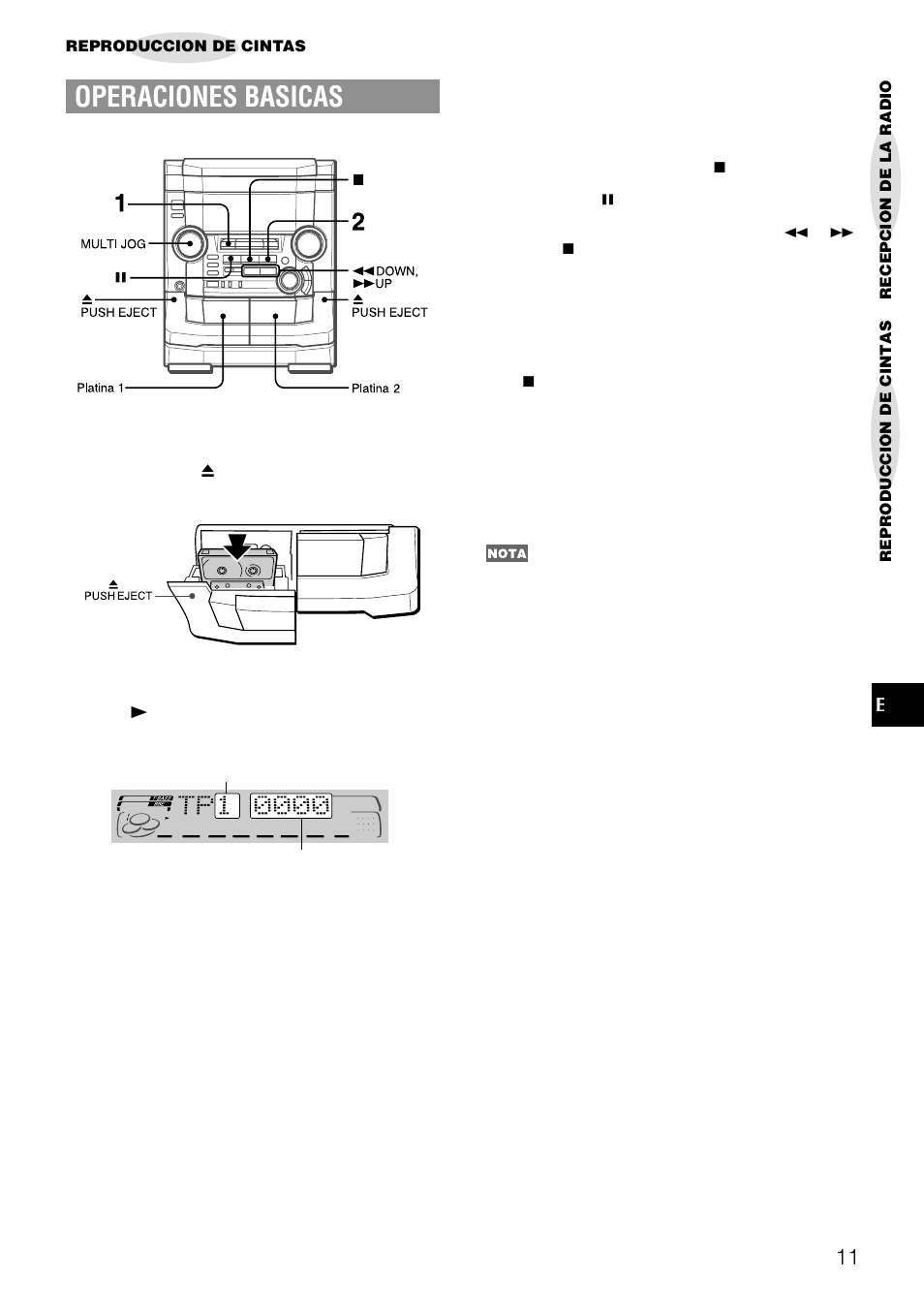 Operaciones basicas | Aiwa NSX-AJ50 User Manual | Page 34 / 68