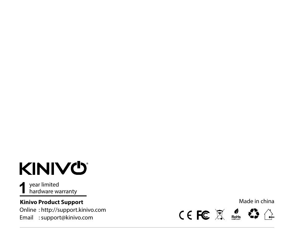 Kinivo HS420 Premium 4x2 High Speed HDMI Matrix with Remote Control User Manual | Page 12 / 12