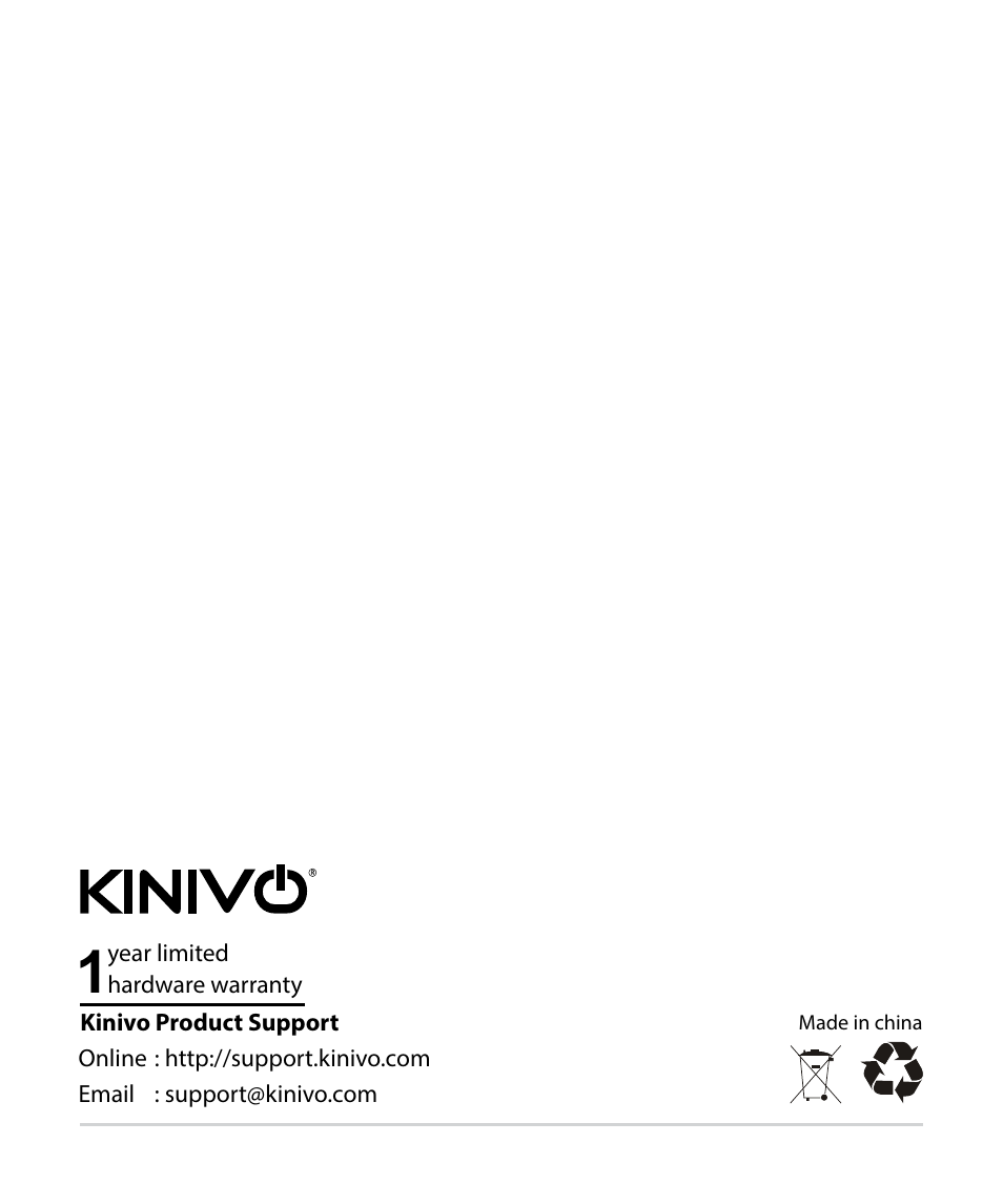 Kinivo EBT5X Portable Powerbank EN User Manual | Page 10 / 10