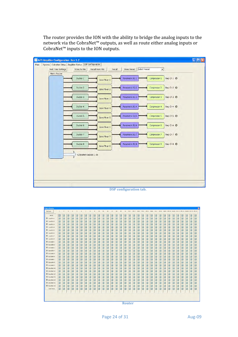 Media Technology Systems ION8.8 User Manual | Page 24 / 31
