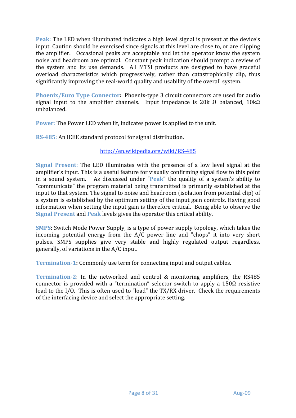 Media Technology Systems ION8.8 User Manual | Page 8 / 31