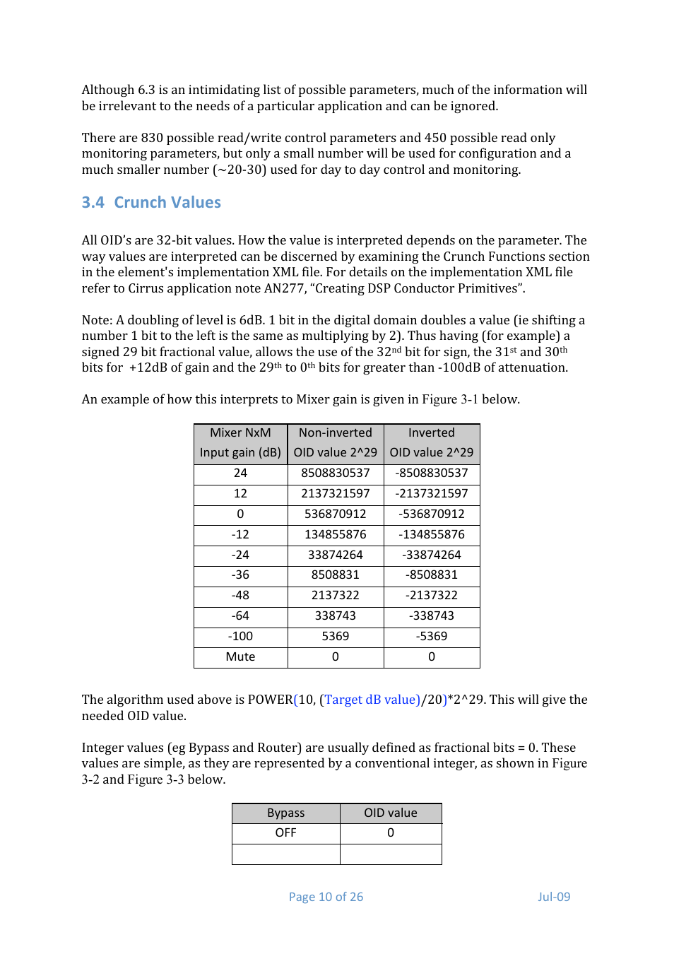 4 crunch values | Media Technology Systems ION8.8 User Manual | Page 10 / 26