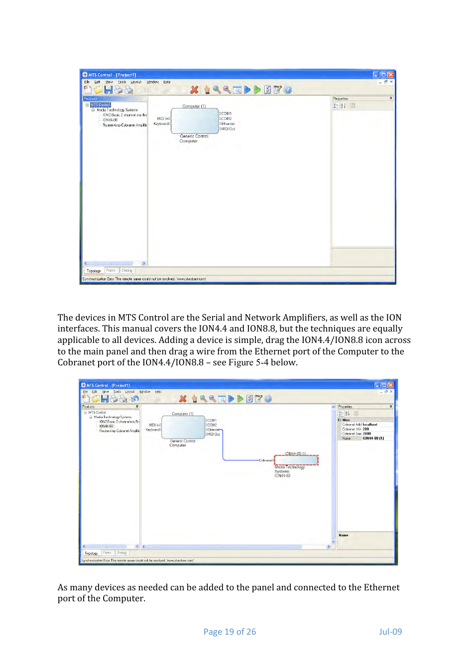 Media Technology Systems ION8.8 User Manual | Page 19 / 26