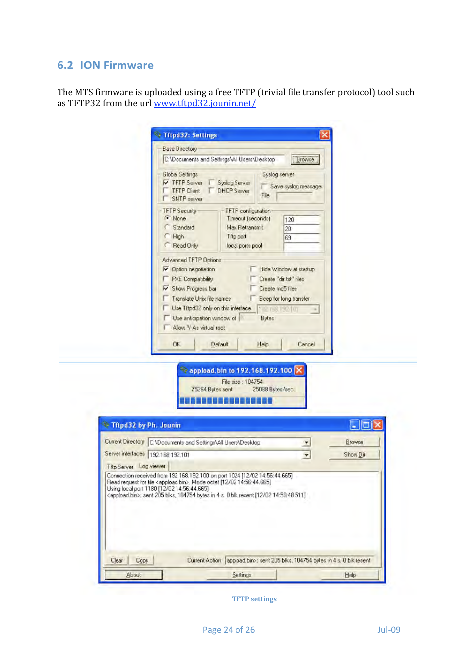 2 ion firmware | Media Technology Systems ION8.8 User Manual | Page 24 / 26