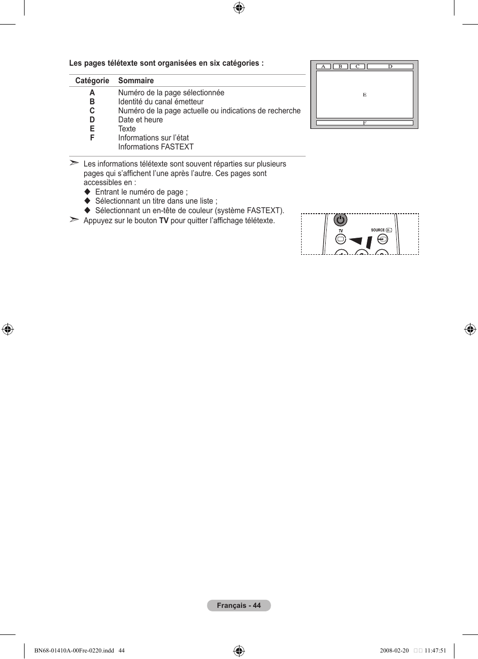 Samsung LE46A551P2R User Manual | Page 98 / 629