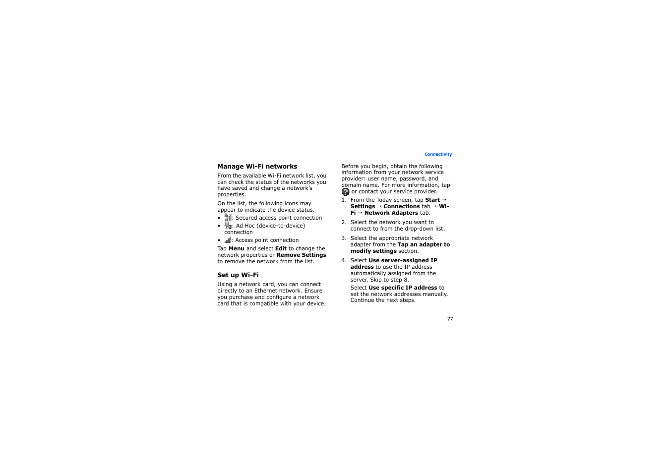 Samsung SGH-i900 User Manual | Page 79 / 110