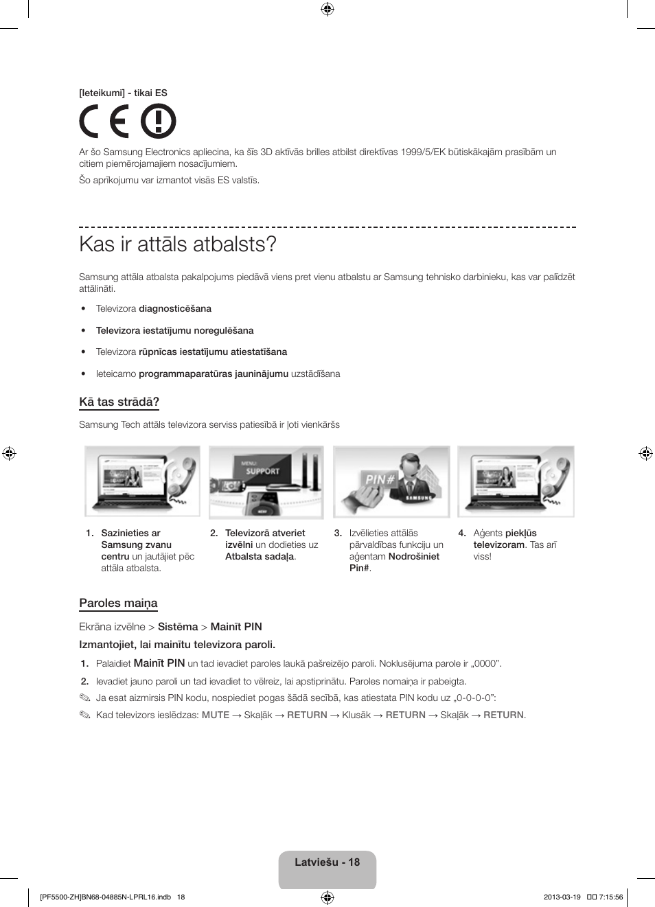 Kas ir attāls atbalsts | Samsung PS60F5500AW User Manual | Page 330 / 385