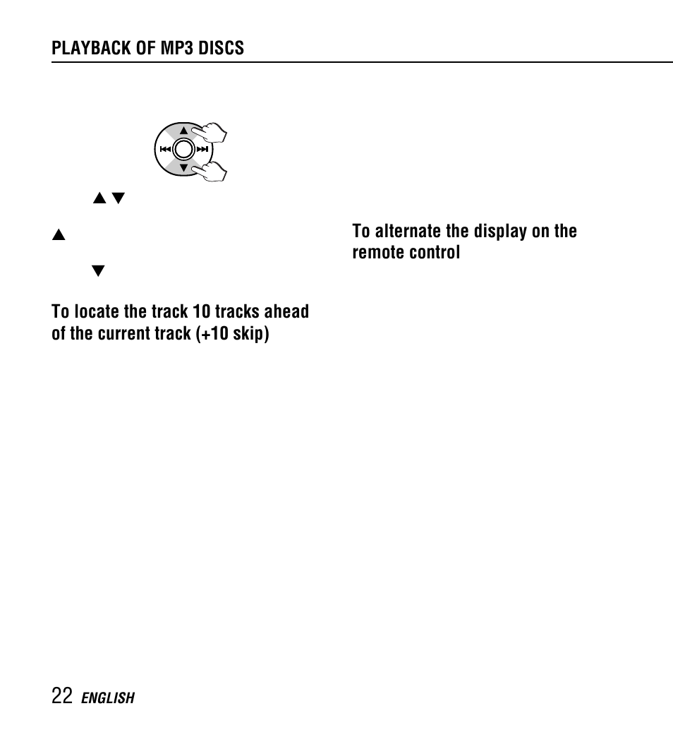 Playback of mp3 discs | Aiwa XP-Z3C User Manual | Page 22 / 32