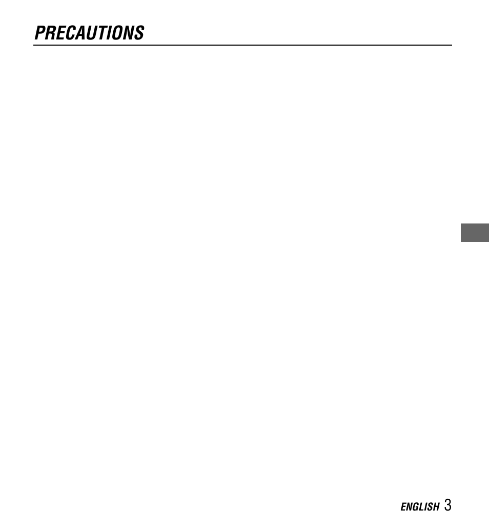 Precautions | Aiwa XP-Z3C User Manual | Page 3 / 32