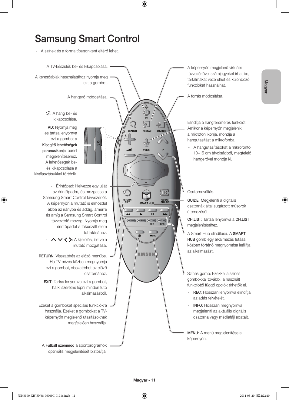 Samsung smart control | Samsung UE40H6640SL User Manual | Page 33 / 353