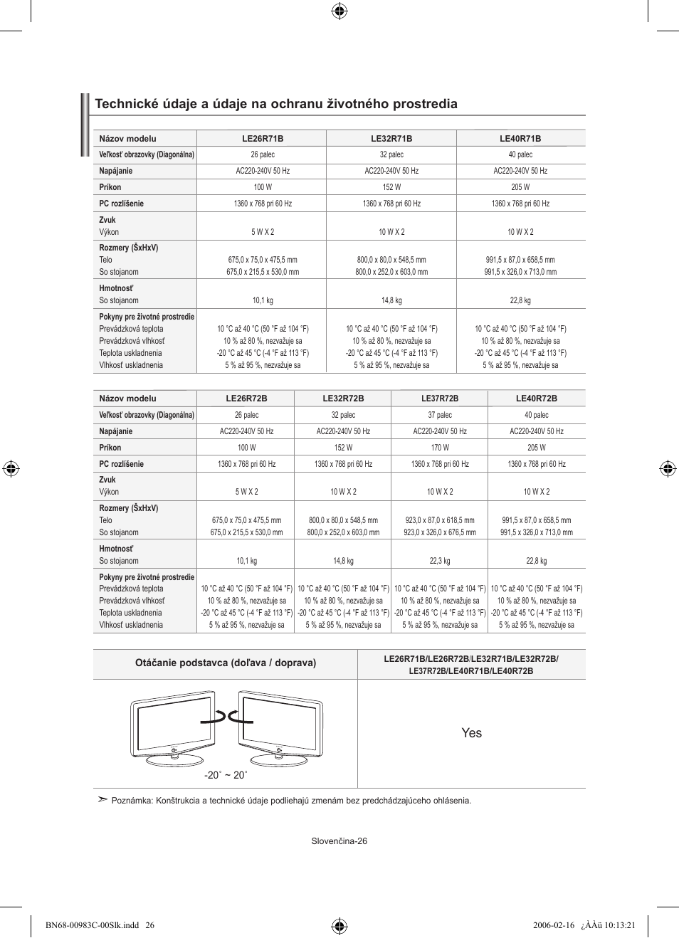 Samsung LE26R71B User Manual | Page 158 / 211