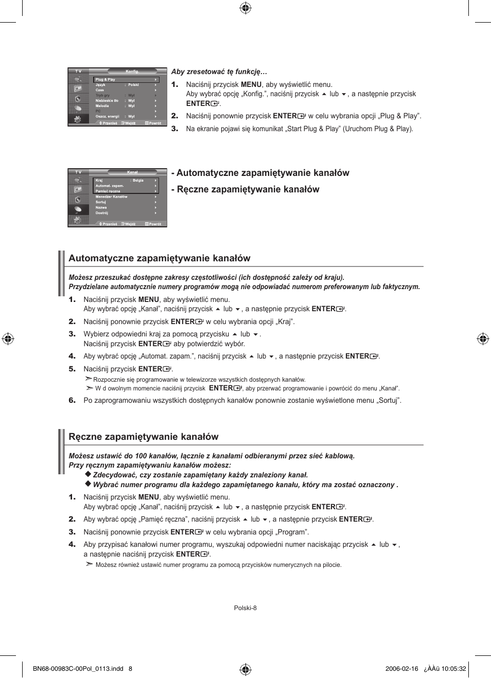 Samsung LE26R71B User Manual | Page 62 / 211