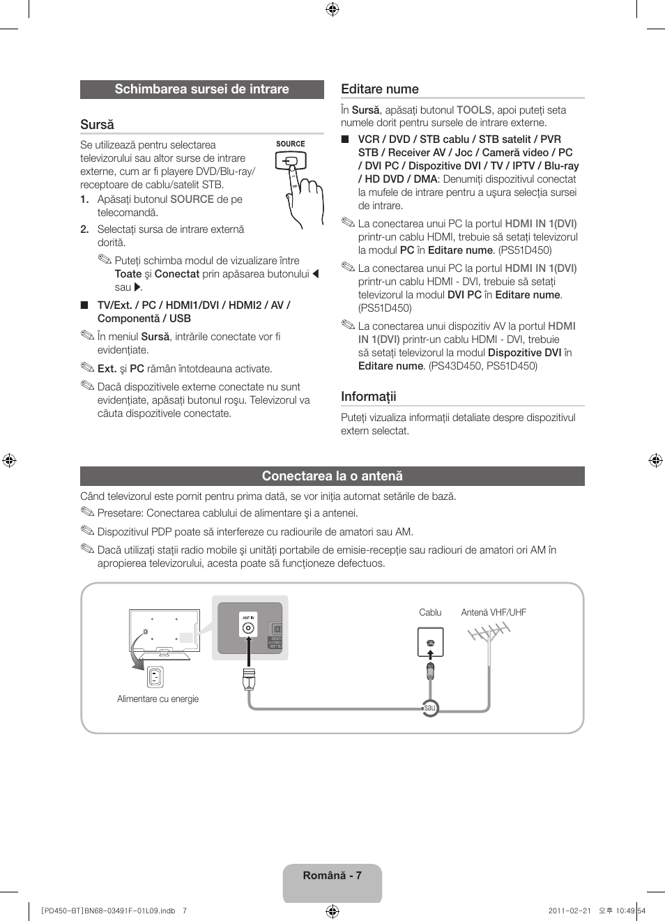 Samsung PS43D450A2W User Manual | Page 133 / 164