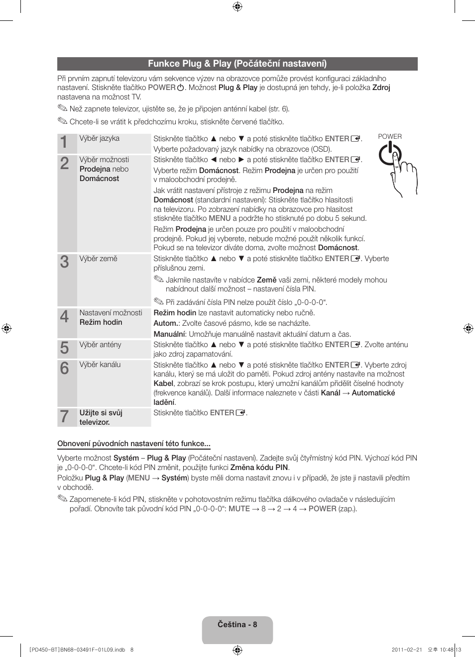 Samsung PS43D450A2W User Manual | Page 26 / 164