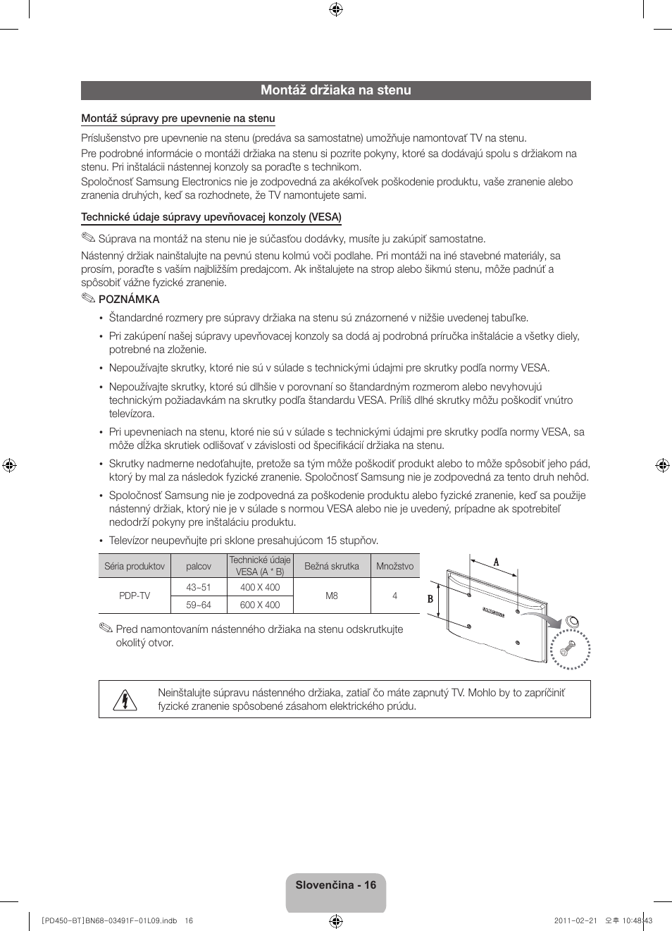 Samsung PS43D450A2W User Manual | Page 52 / 164