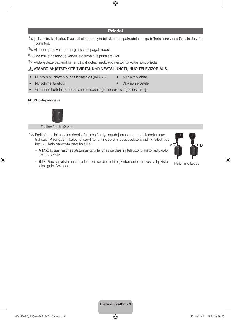 Samsung PS43D450A2W User Manual | Page 93 / 164