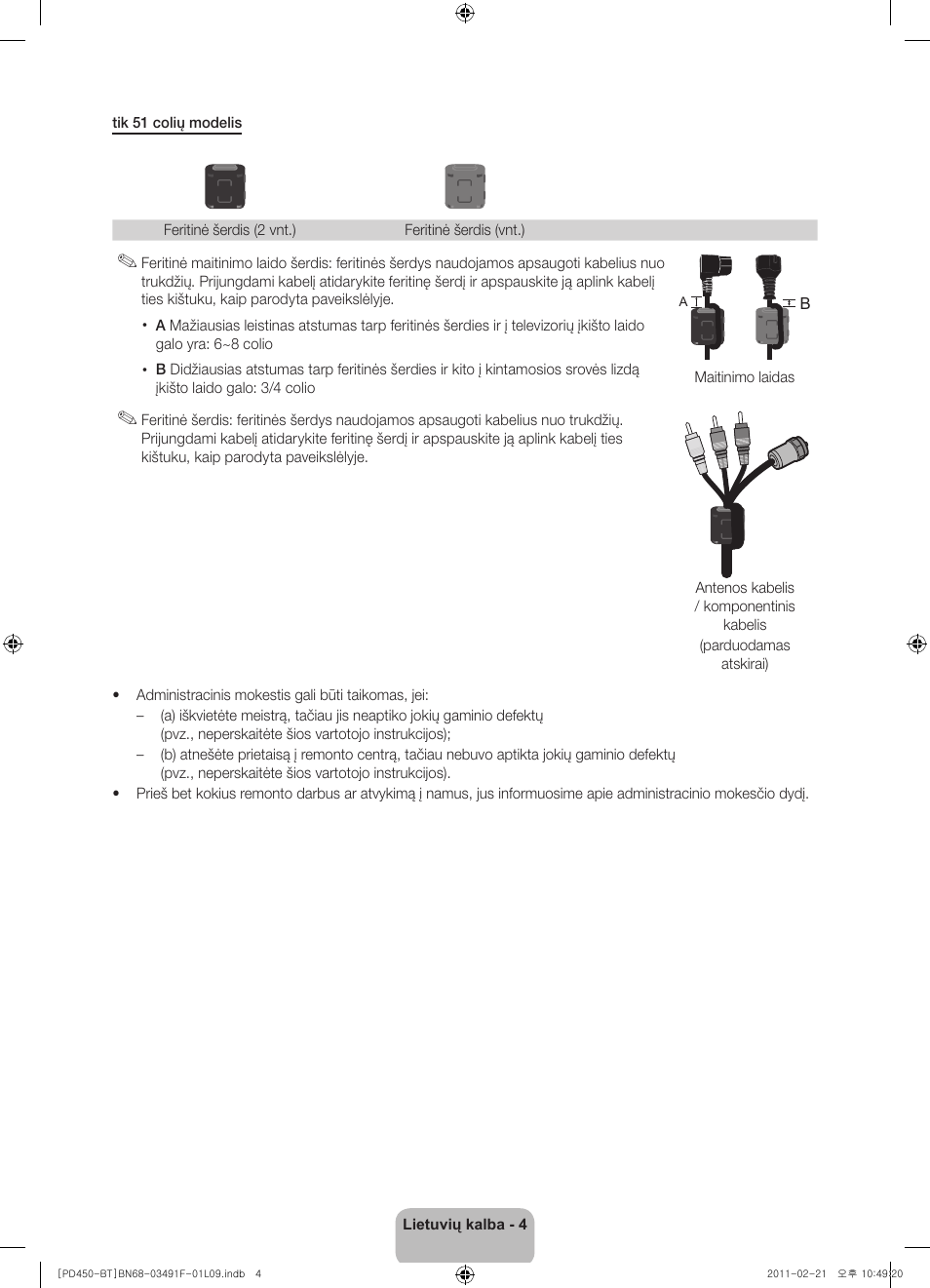 Samsung PS43D450A2W User Manual | Page 94 / 164
