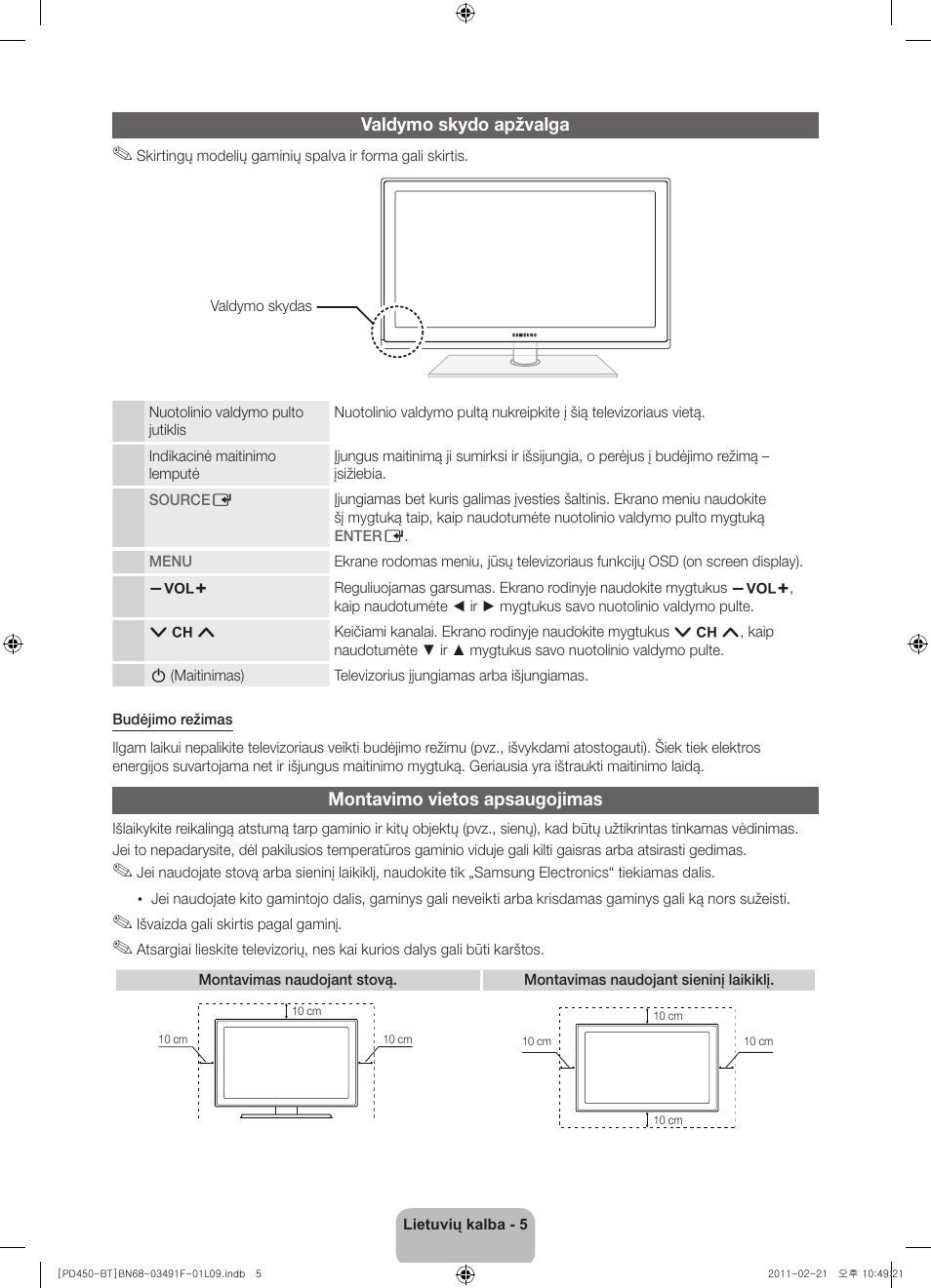Samsung PS43D450A2W User Manual | Page 95 / 164