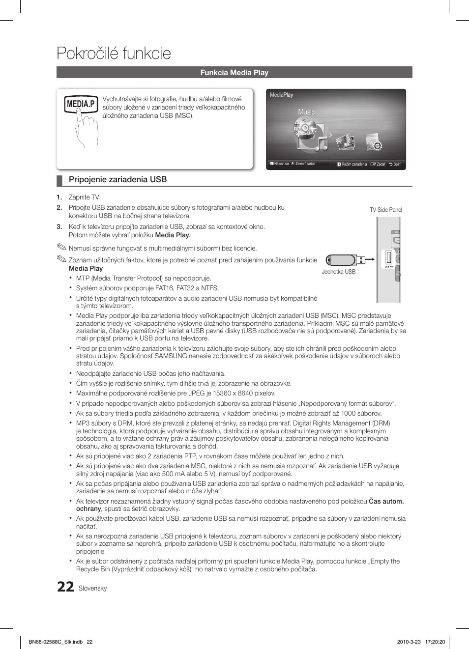 Pokročilé funkcie, Fav.ch p.mode dual mts | Samsung LE19C350D1W User Manual | Page 253 / 331