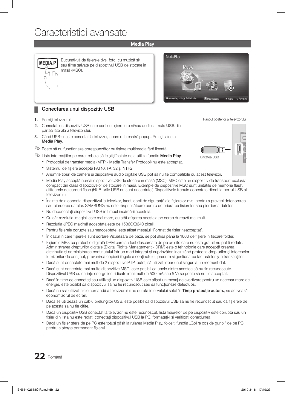 Caracteristici avansate, Fav.ch p.mode dual mts | Samsung LE19C350D1W User Manual | Page 286 / 331
