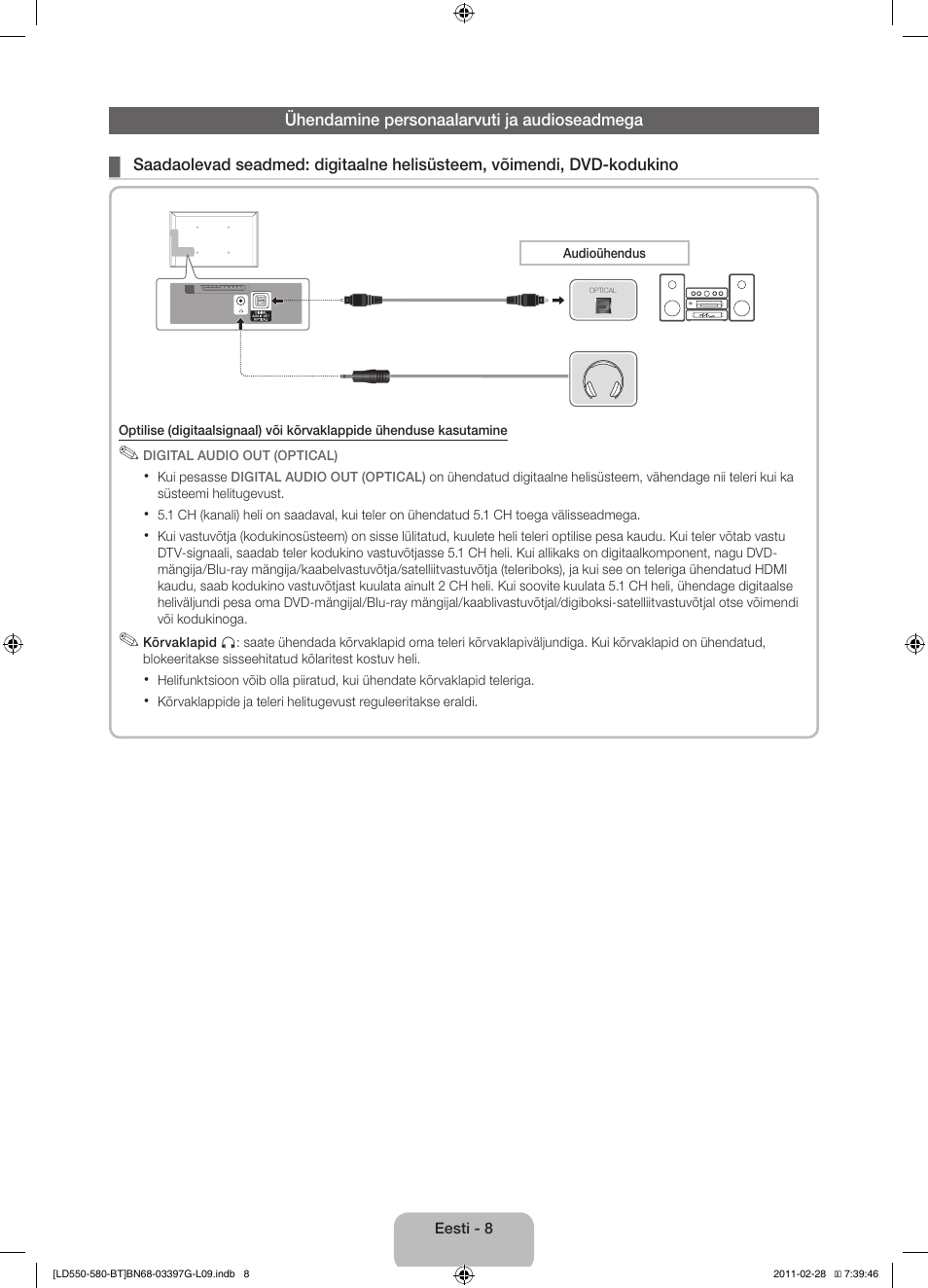 Samsung LE32D550K1W User Manual | Page 104 / 145