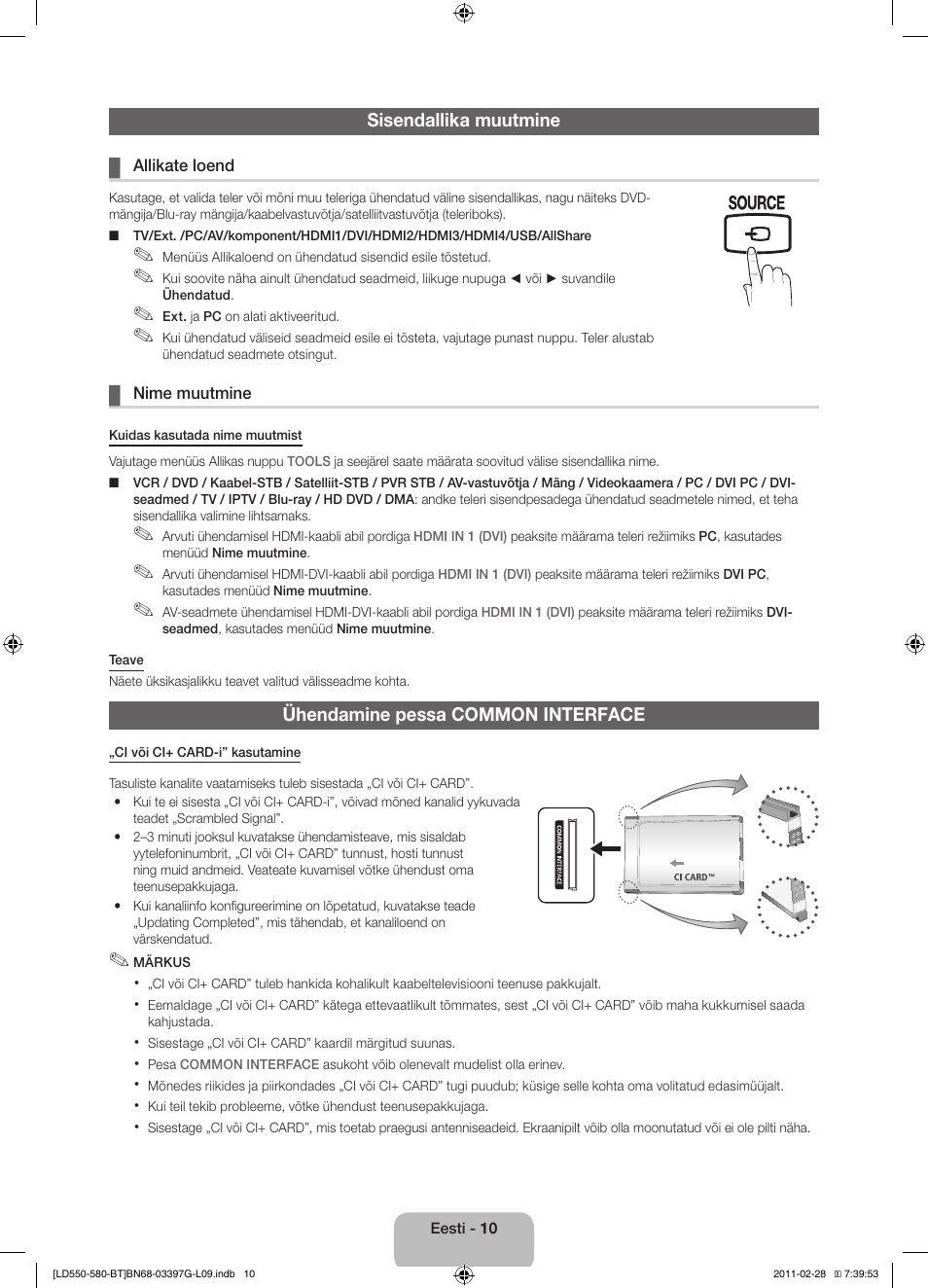 Samsung LE32D550K1W User Manual | Page 106 / 145