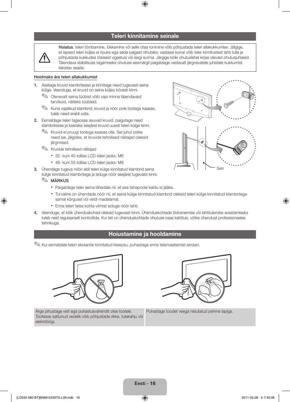 Samsung LE32D550K1W User Manual | Page 112 / 145