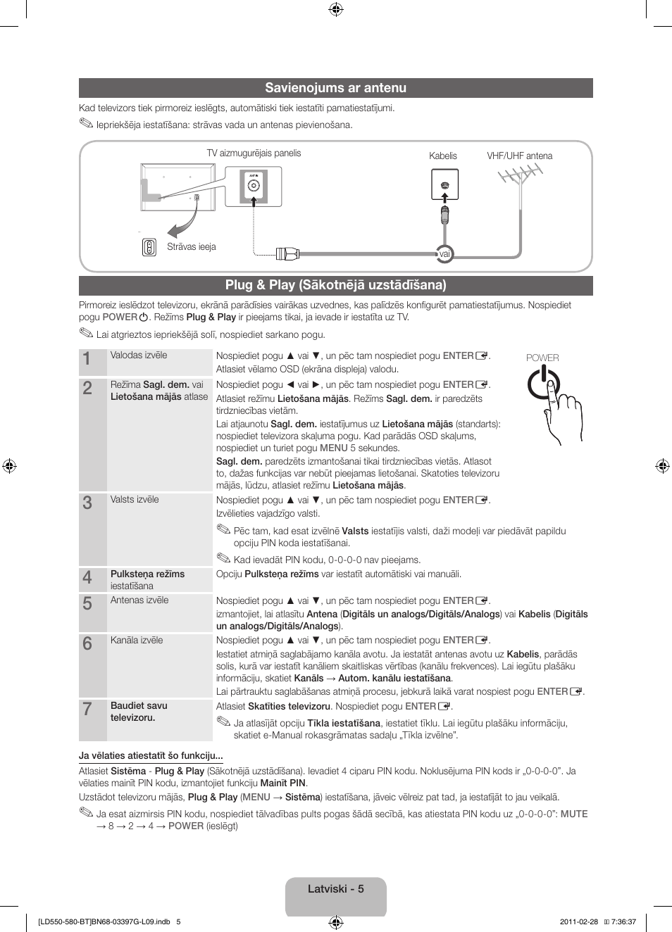 Samsung LE32D550K1W User Manual | Page 69 / 145