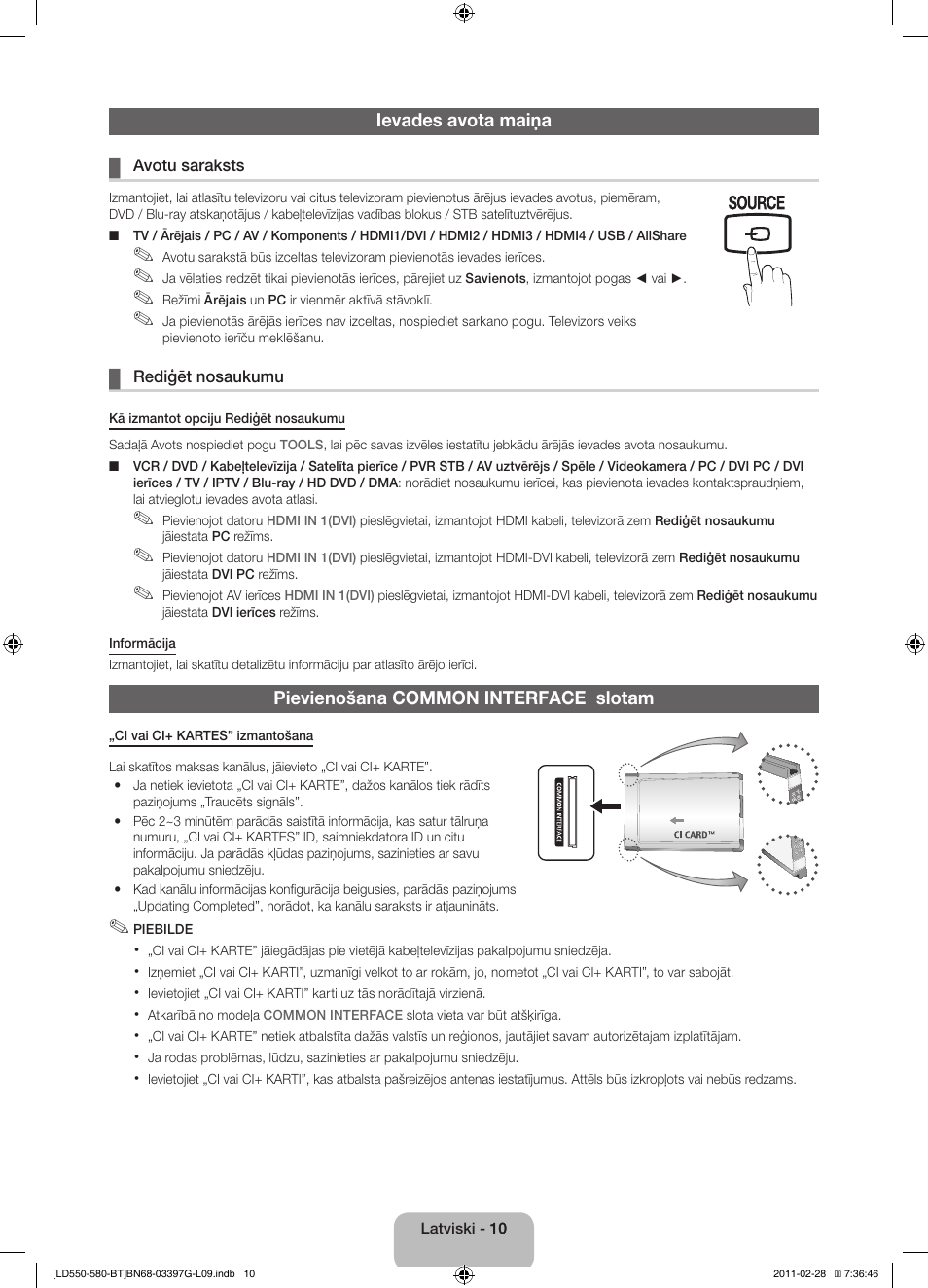 Samsung LE32D550K1W User Manual | Page 74 / 145