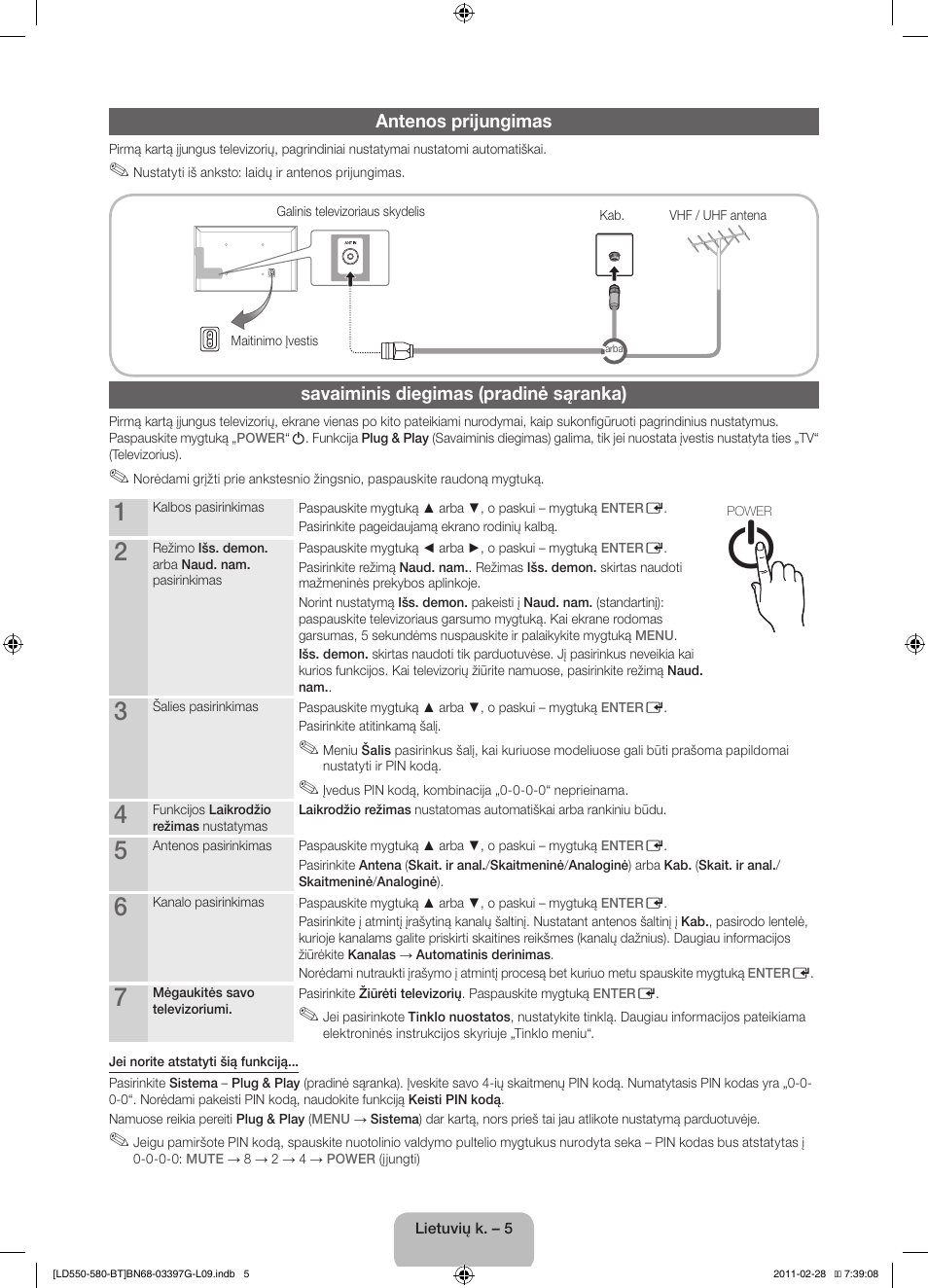 Samsung LE32D550K1W User Manual | Page 85 / 145