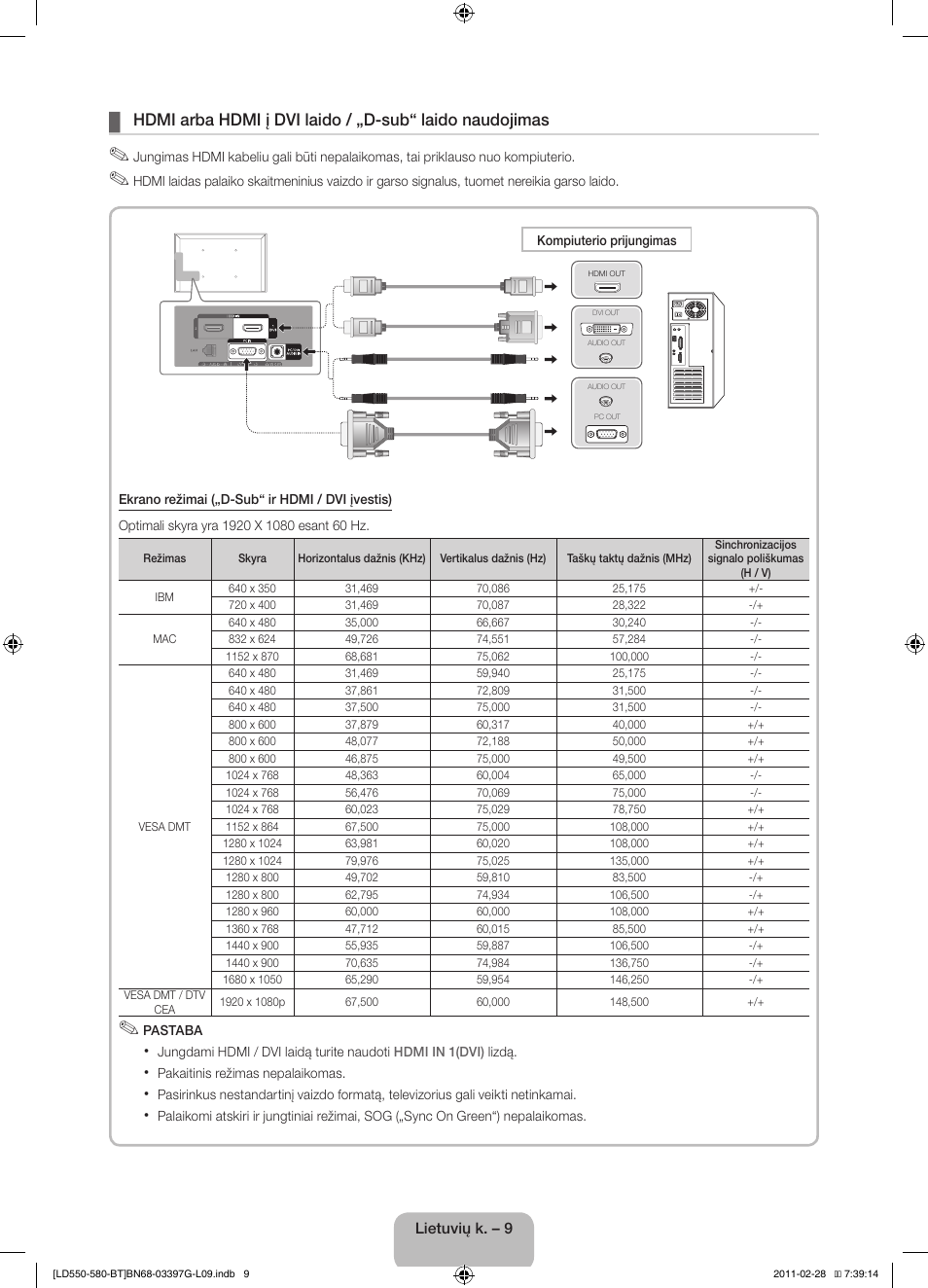 Samsung LE32D550K1W User Manual | Page 89 / 145