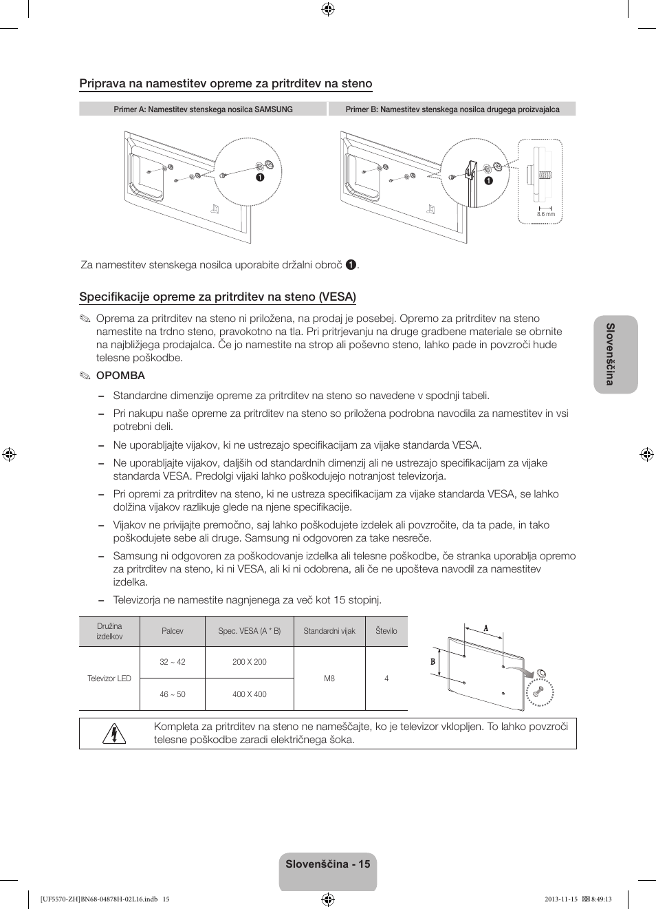 Samsung UE46F5570SS User Manual | Page 255 / 321