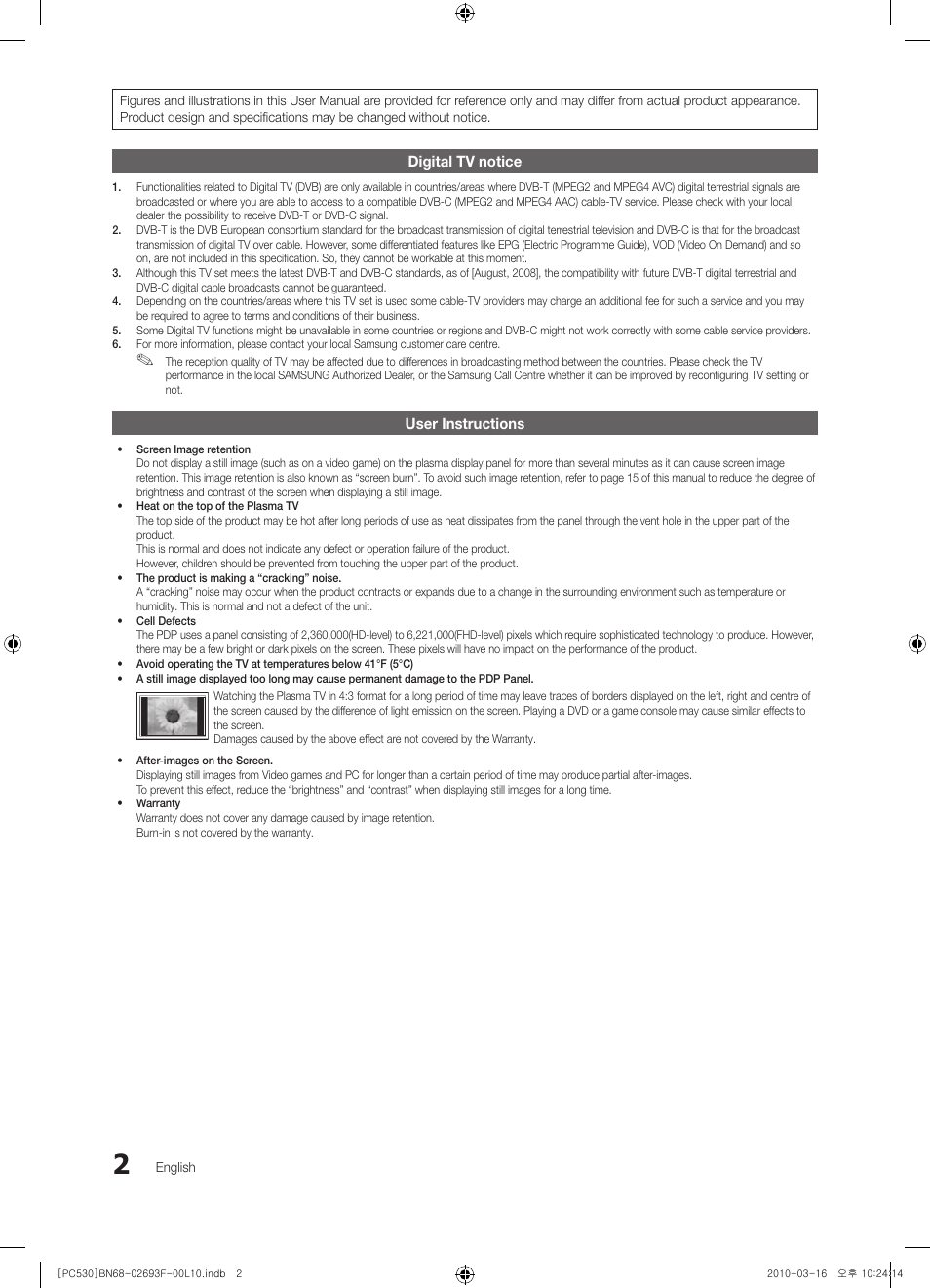 Samsung PS50C530C1W User Manual | Page 2 / 411