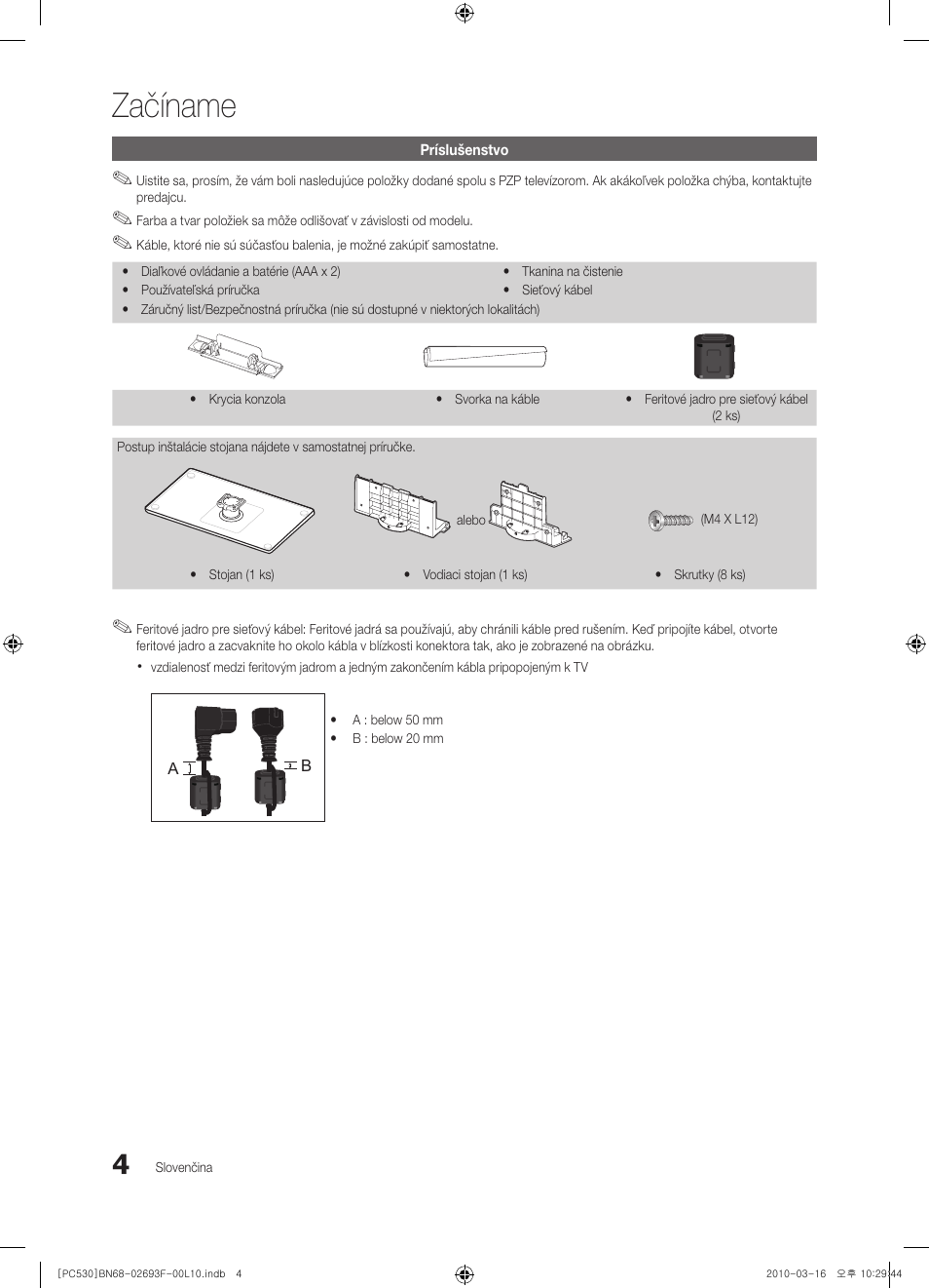 Začíname | Samsung PS50C530C1W User Manual | Page 291 / 411