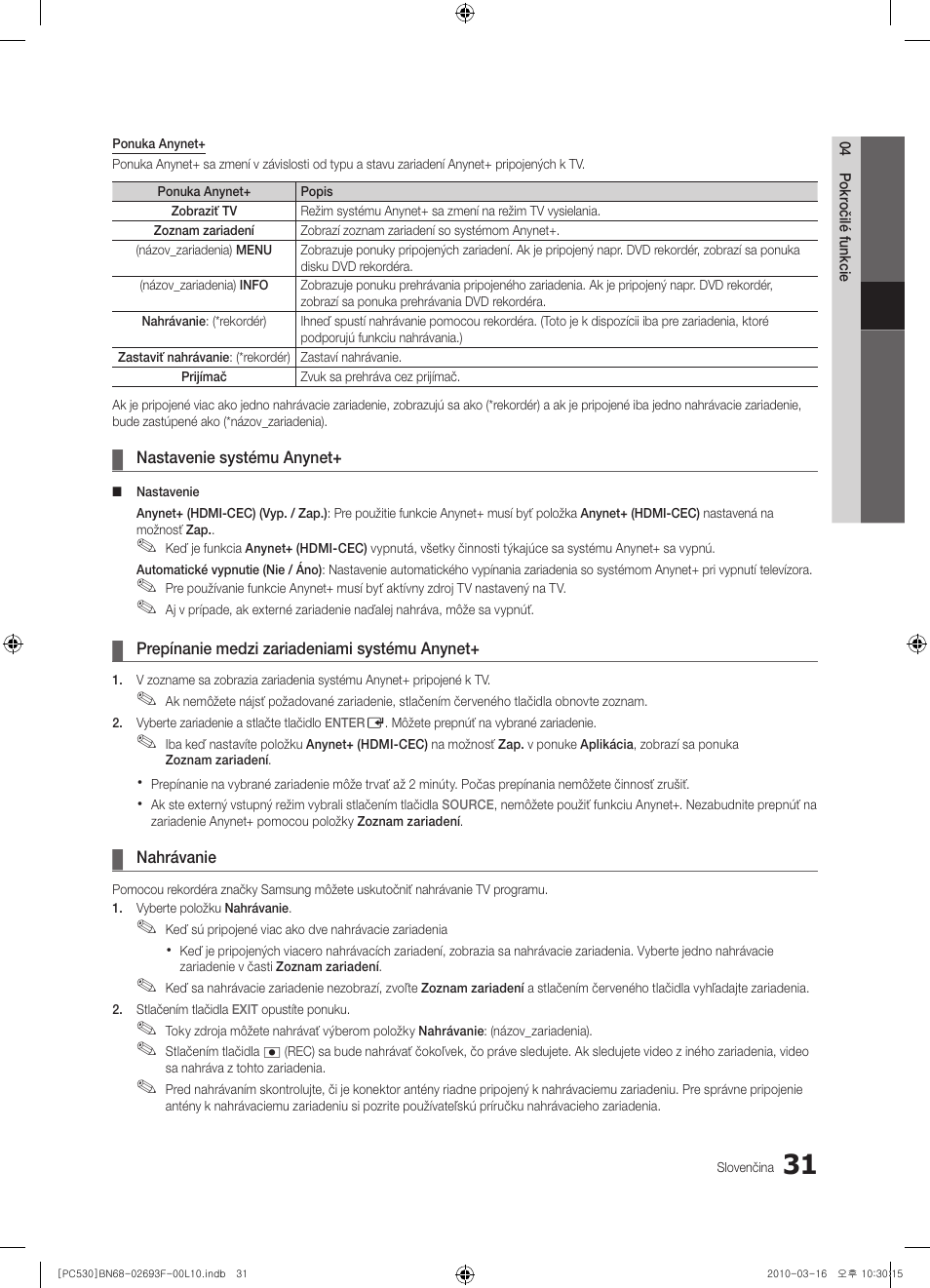 Samsung PS50C530C1W User Manual | Page 318 / 411