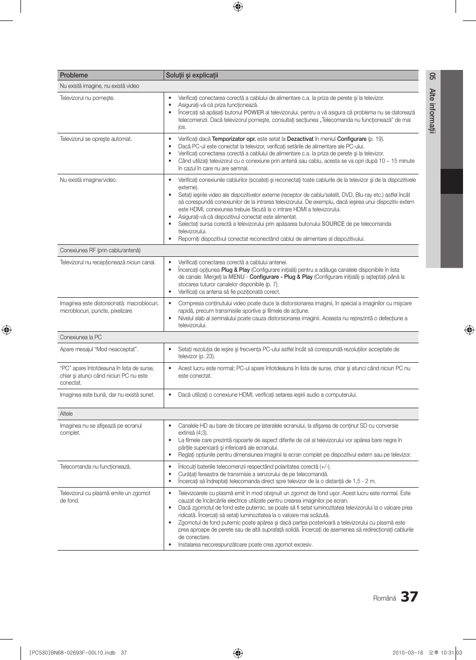 Samsung PS50C530C1W User Manual | Page 365 / 411