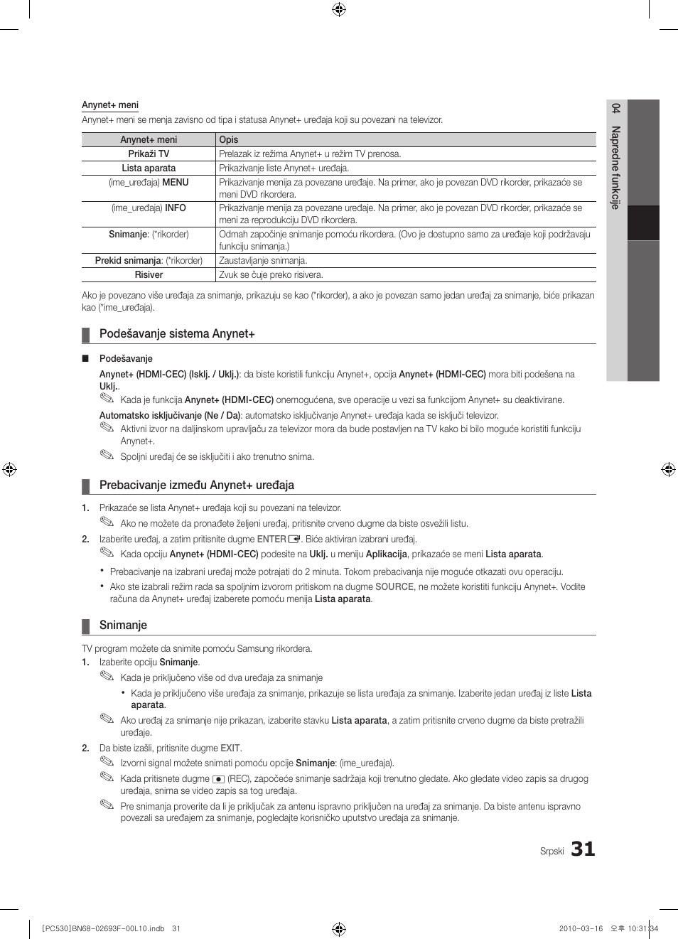 Samsung PS50C530C1W User Manual | Page 400 / 411