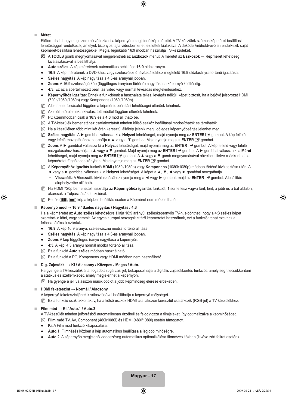 Samsung UE32B7020WW User Manual | Page 101 / 702