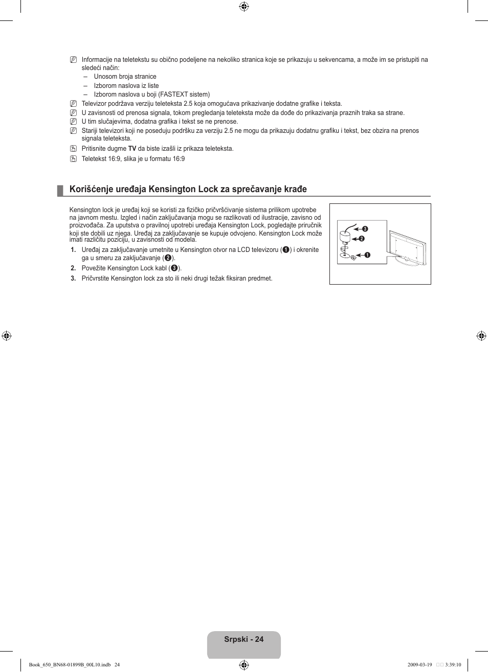 Samsung LE22B650T6W User Manual | Page 278 / 288