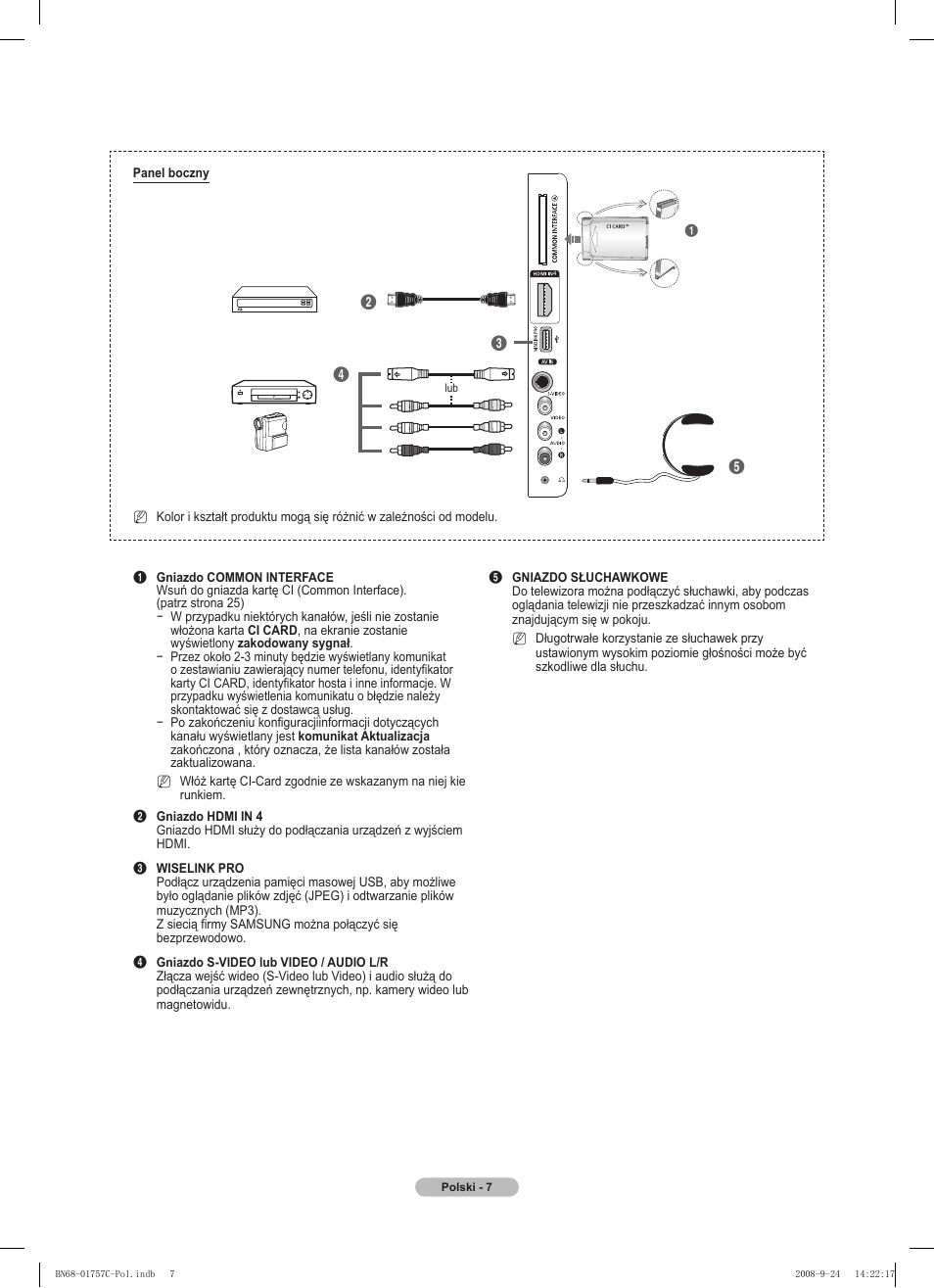 Samsung PS50A756T1M User Manual | Page 132 / 503