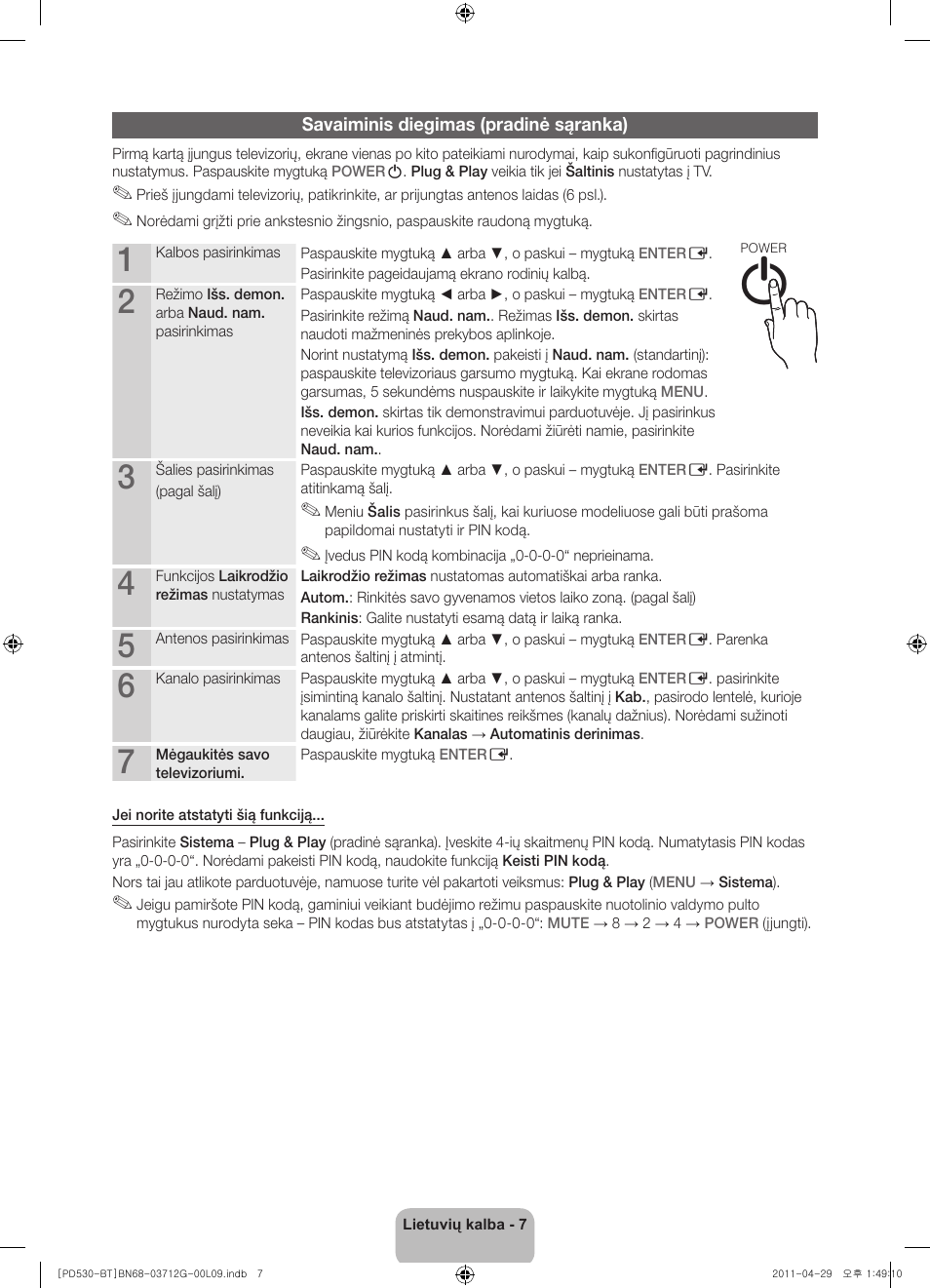 Samsung PS59D530A5W User Manual | Page 87 / 146