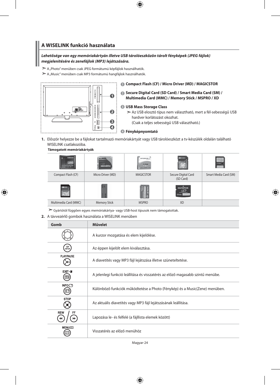A wiselink funkció használata | Samsung LE40N71B User Manual | Page 70 / 355